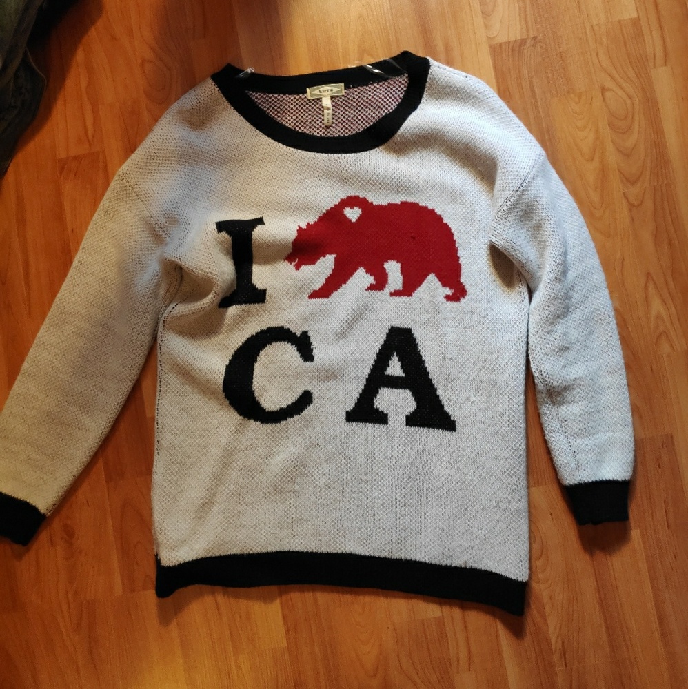 Pacsun I Love California Sweater